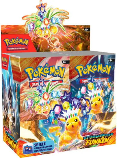 Pokémon Karmesin & Purpur Stürmische Funken Display (deutsch)